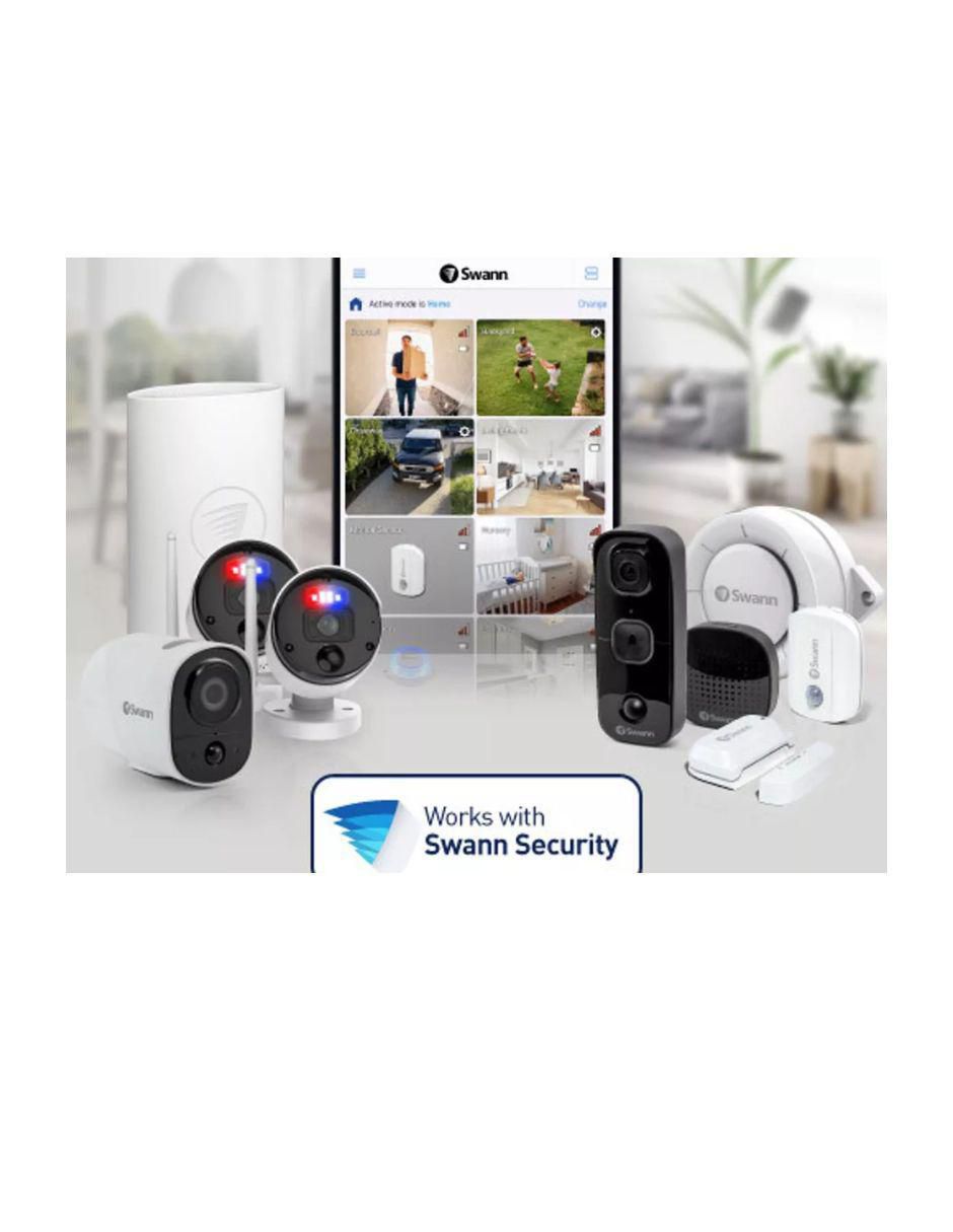 Kit 4 cámaras de seguridad alámbrica Full HD 90° con capacidad para grabar visión nocturna para interior y exterior 8