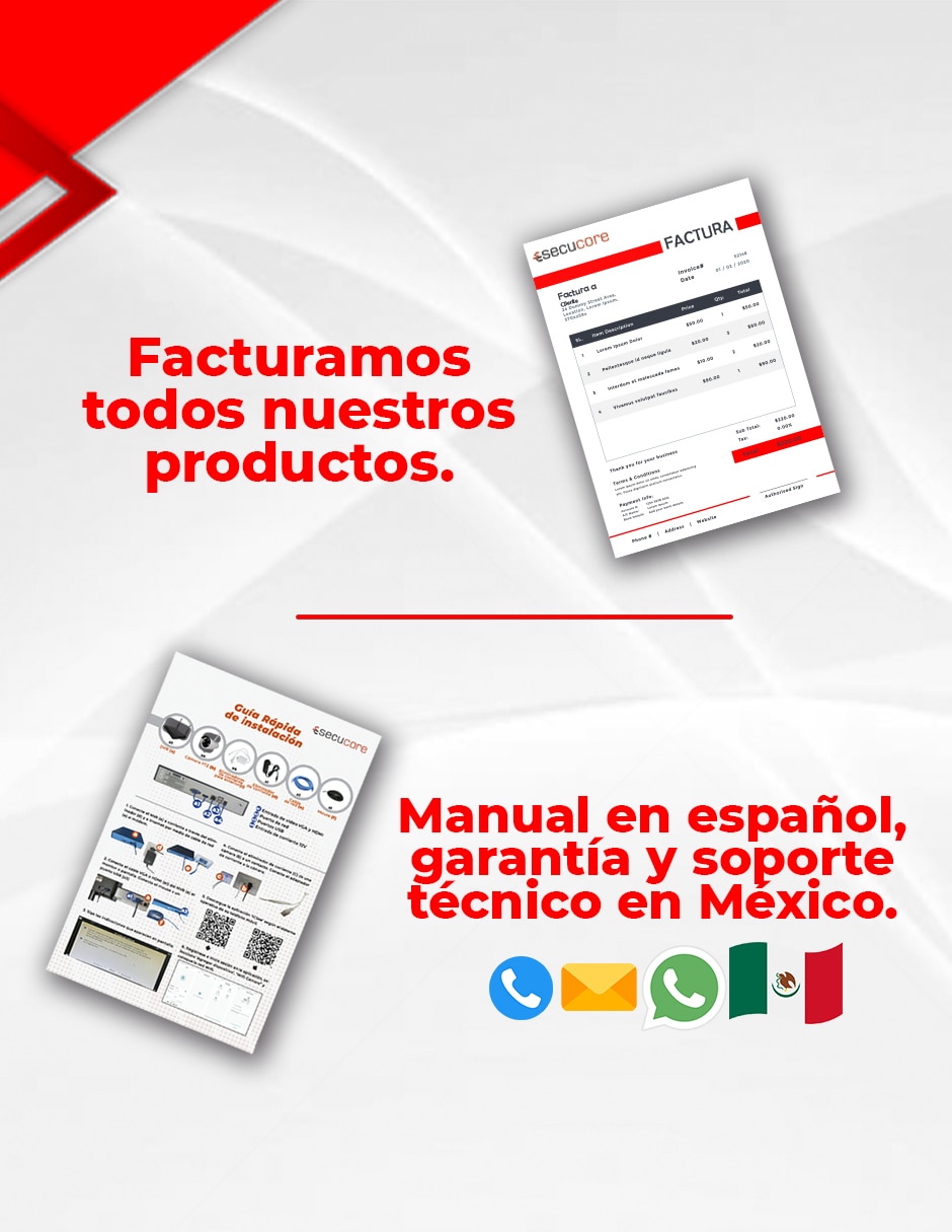Kit 8 cámaras de seguridad alámbrica 4K/UHD 90° con capacidad para grabar visión nocturna para interior y exterior 2