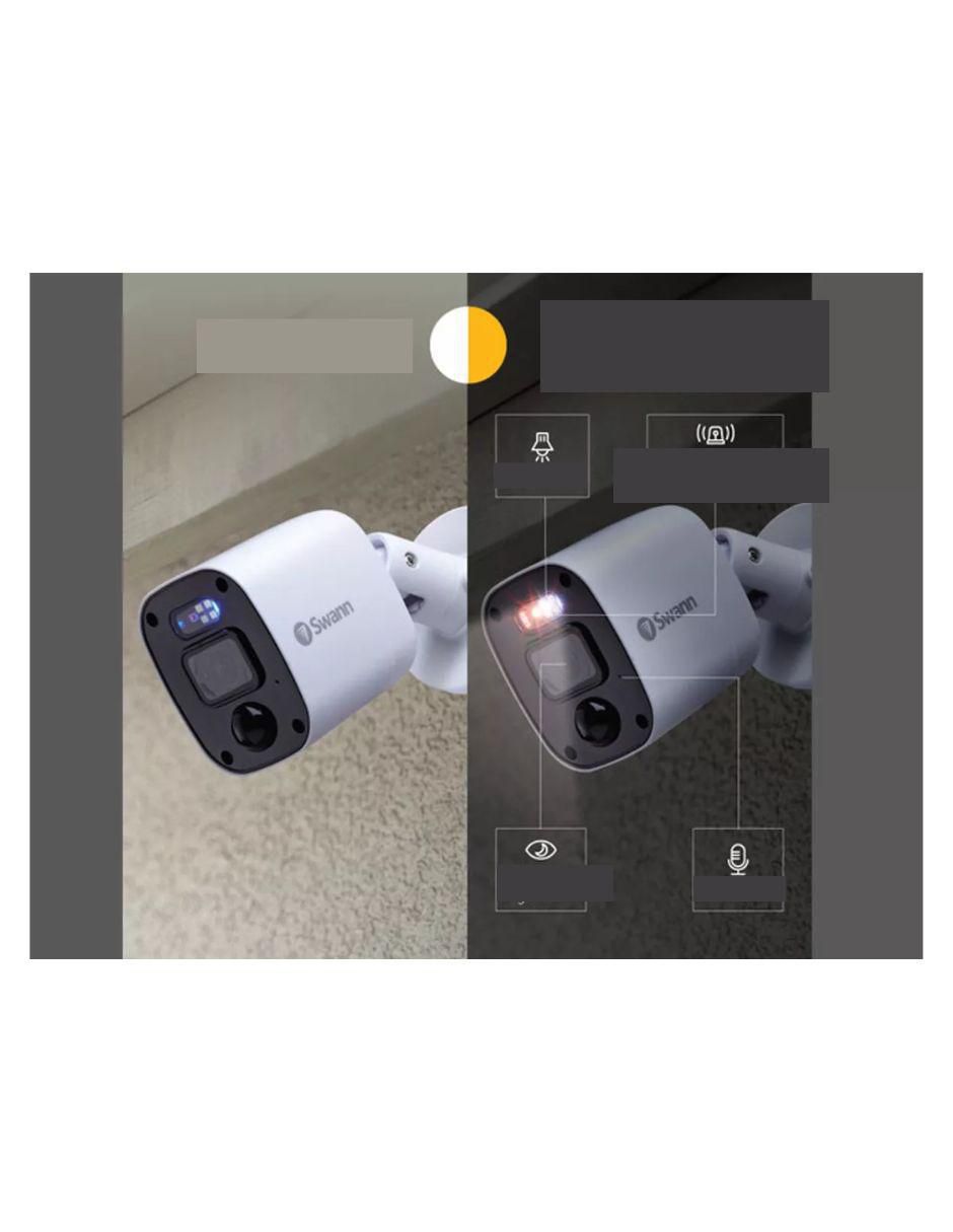 Kit 8 cámaras de seguridad alámbrica 4K/UHD 90° con capacidad para grabar visión nocturna para interior y exterior 6