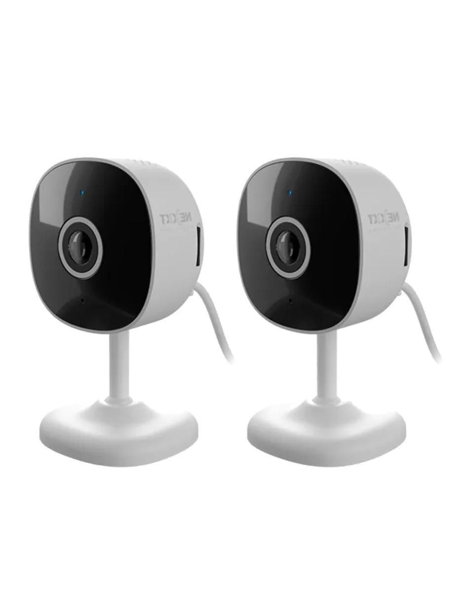 Kit 2 cámaras de seguridad modelo Nexxt inalámbrica 2K 90° capacidad para grabar visión nocturna para interior Kit 2 cámaras de seguridad modelo Nexxt inalámbrica 2K 90° capacidad para grabar visión nocturna para interior