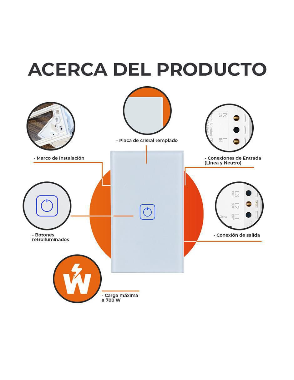 Interruptor smart tecnolite connect