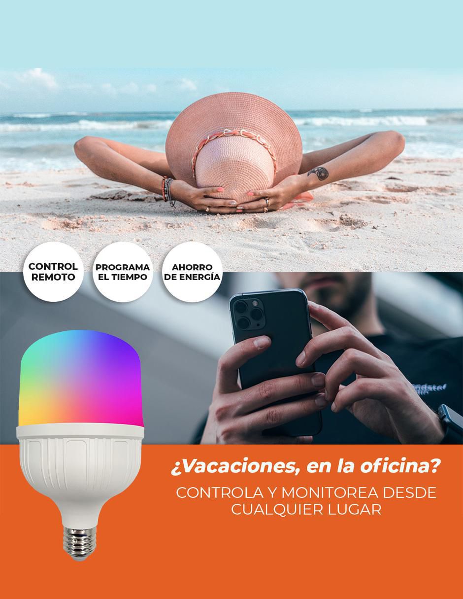 Foco LED 20 W de consumo 20 W de iluminación 1800 lm lúmenes 4