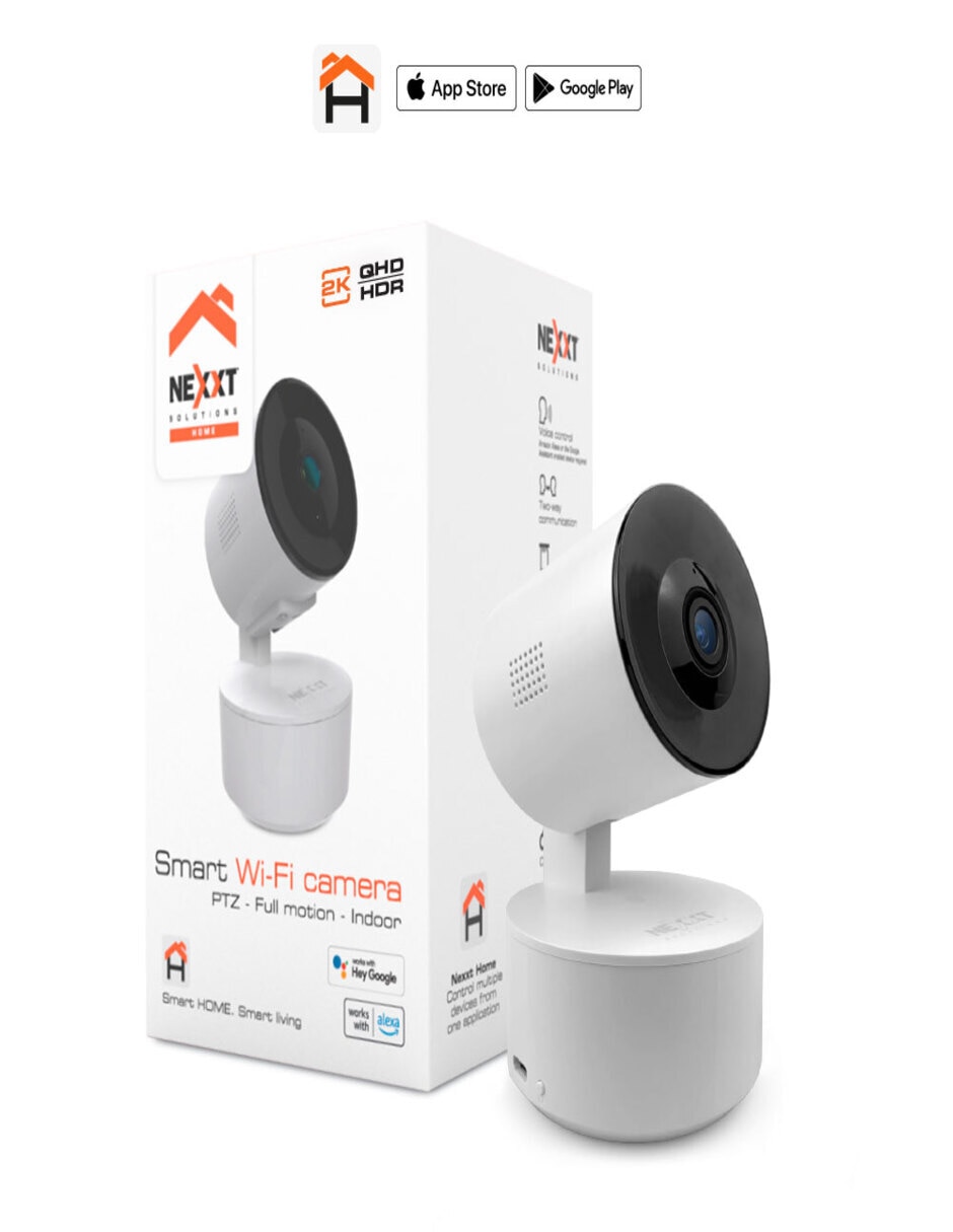 Cámara Wi-Fi de seguridad inalámbrica 2K 350° con capacidad para grabar visión nocturna para interior 5