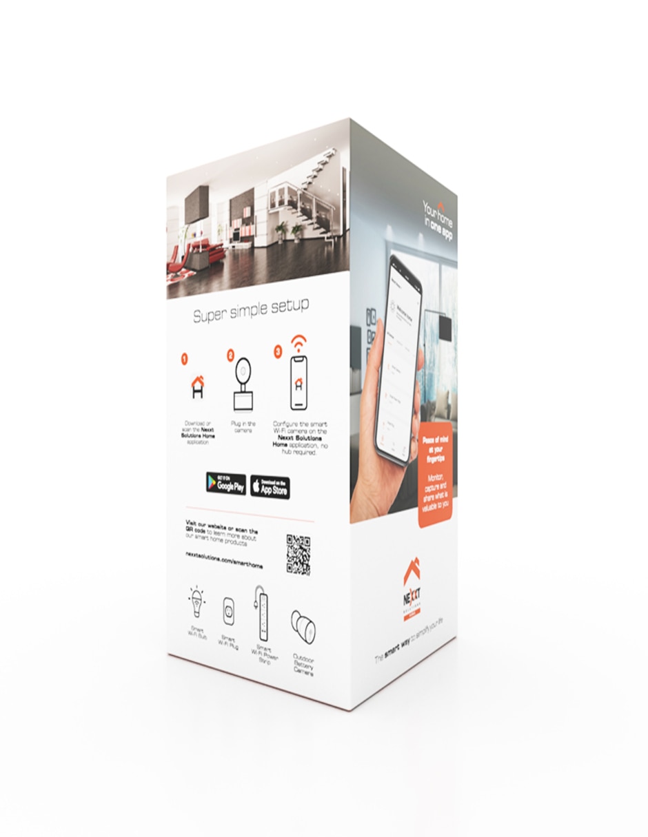 Cámara Wi-Fi de seguridad inalámbrica 2K 350° con capacidad para grabar visión nocturna para interior 6