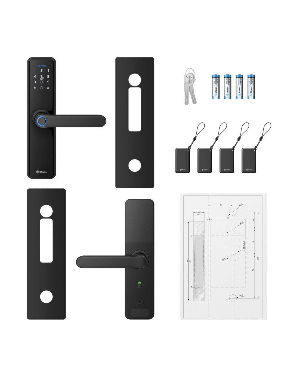 Cerradura digital Lock-510 biométrica 6