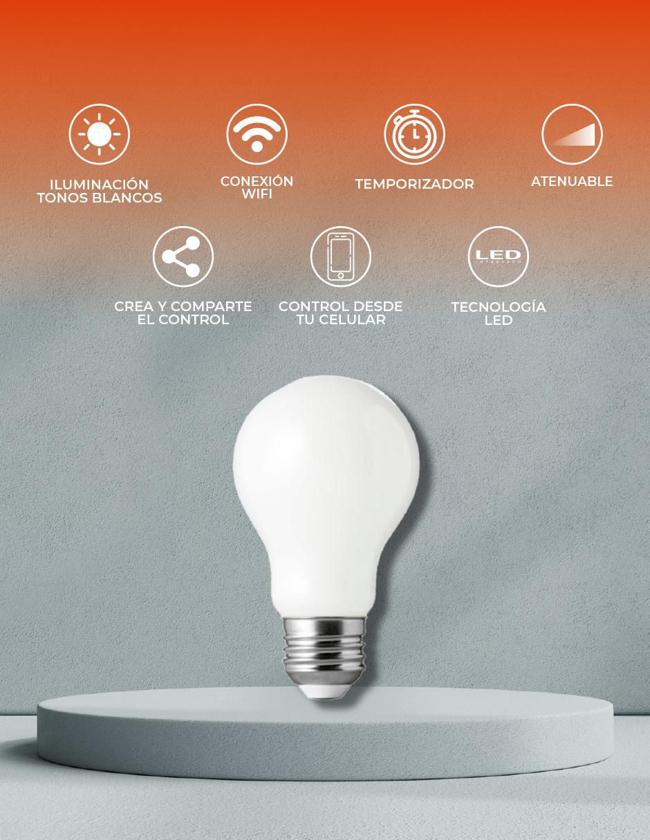 Foco LED 5 W de consumo 5 W de iluminación 800 lúmenes 2