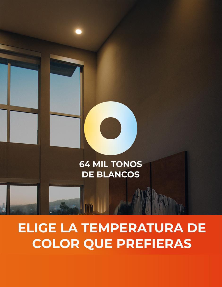 Foco led tecnolite connect 5 w "de consumo" 40 w "de iluminación" 720 lm "lúmenes"