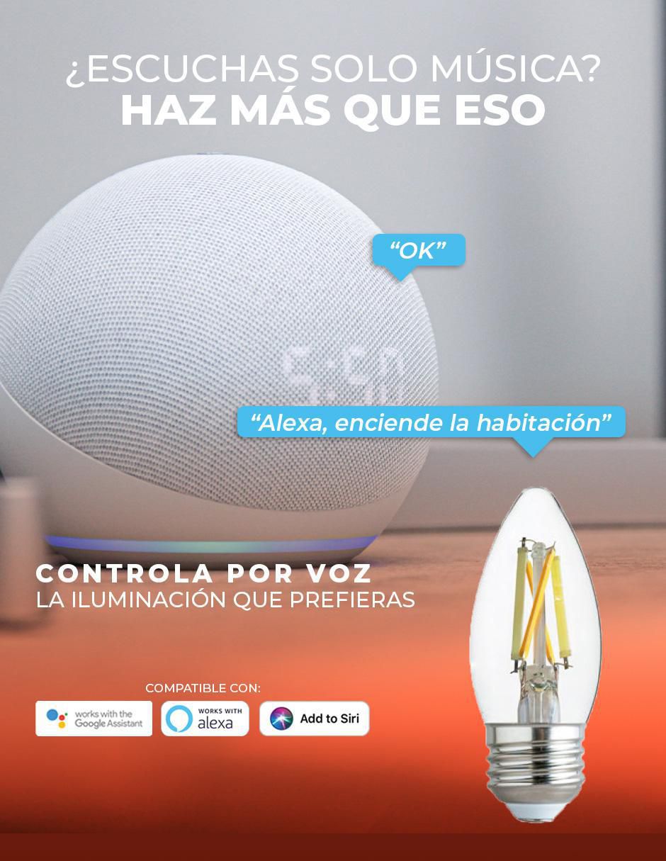 Foco led tecnolite connect 5 w "de consumo" 40 w "de iluminación" 720 lm "lúmenes"