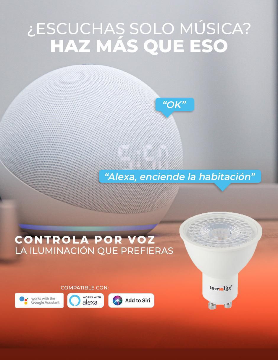 Foco LED 5 W de consumo 40 W de iluminación 400 lúmenes 5