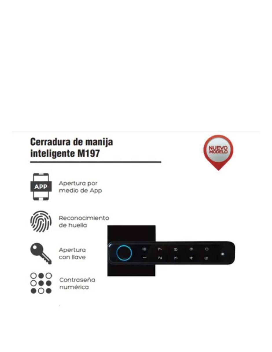 Cerradura digital M197 de combinación 2