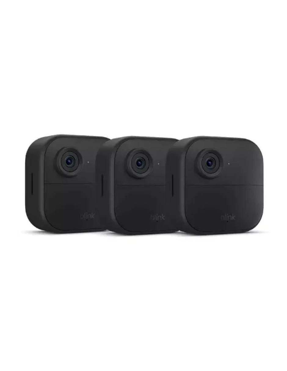 Kit 3 cámaras de seguridad inalámbrica Full HD 110° con capacidad para grabar visión nocturna para interior y exterior Kit 3 cámaras de seguridad inalámbrica Full HD 110° con capacidad para grabar visión nocturna para interior y exterior