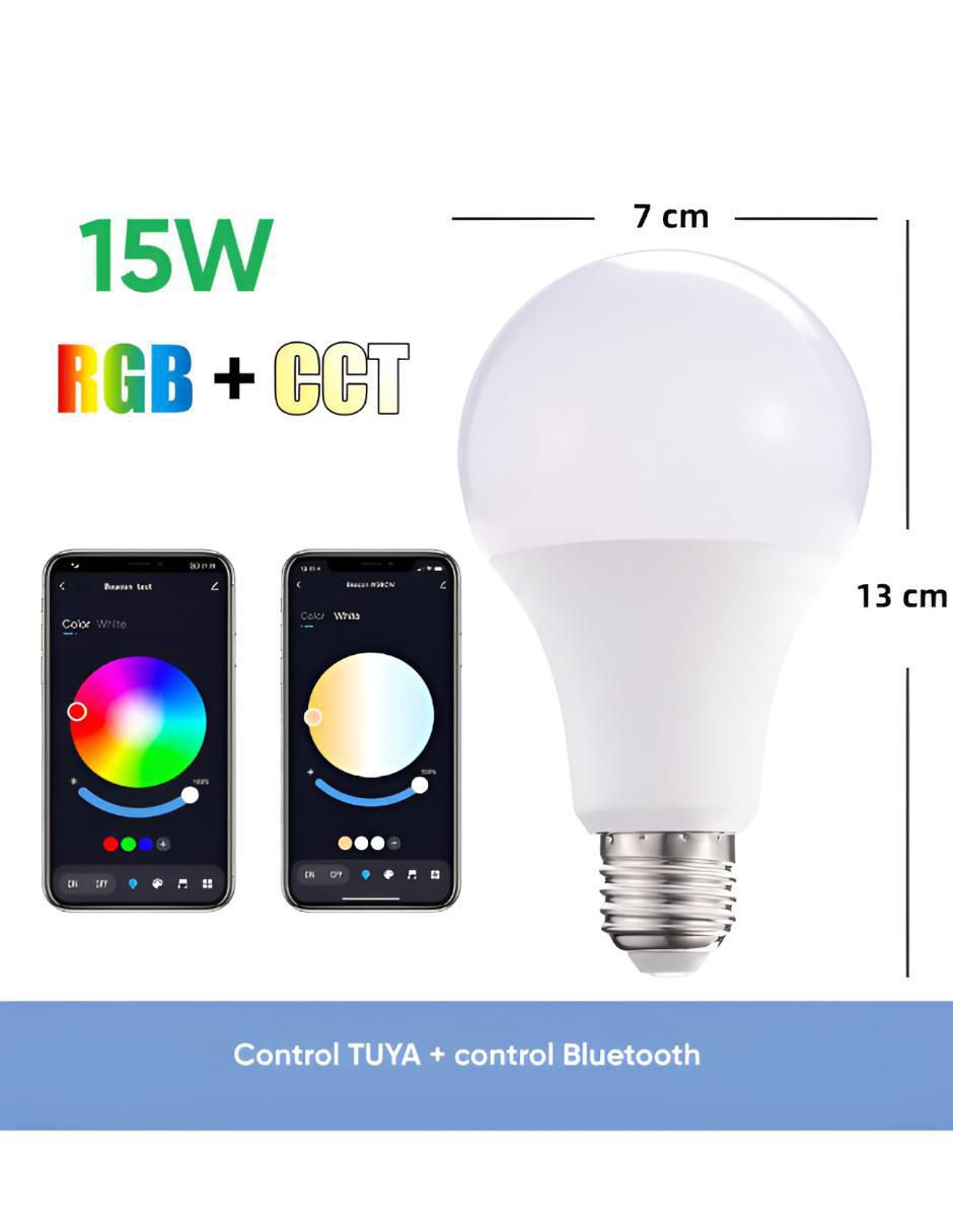 Foco Smart 15 W de consumo 15 W de iluminación 800 lúmenes 5