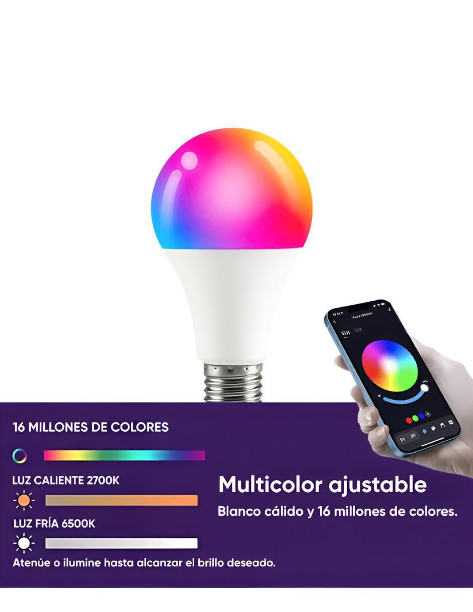 Foco Smart 15 W de consumo 15 W de iluminación 800 lúmenes 3