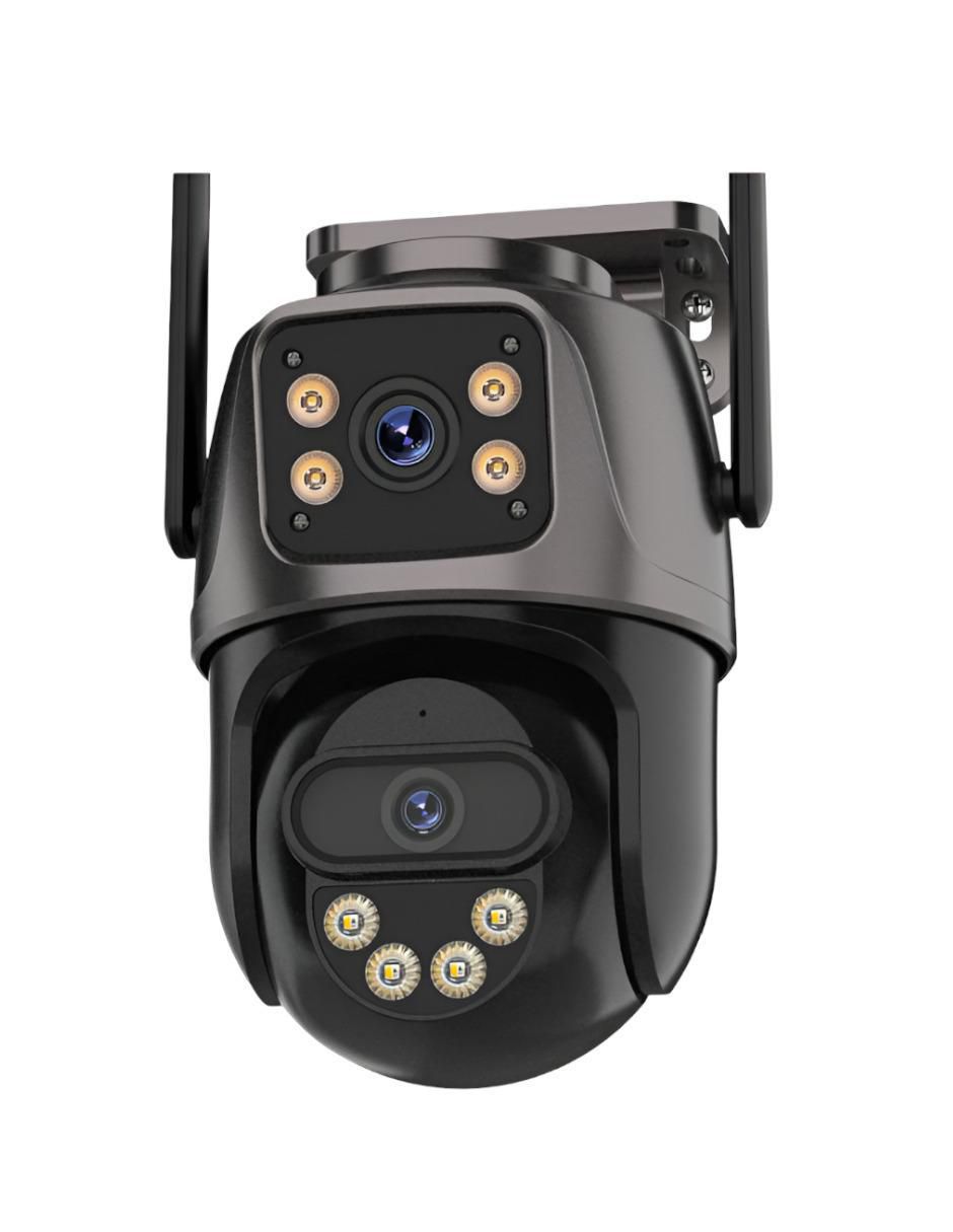 Cámara Wi-Fi de seguridad inalámbrica Full HD 350° con capacidad para grabar visión nocturna para exterior