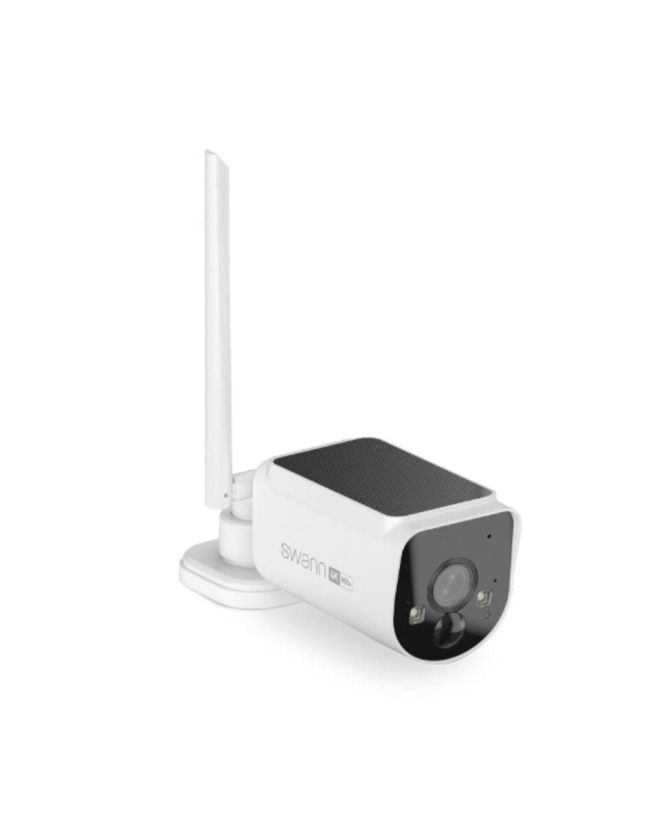 Cámara solar de seguridad inalámbrica 4K/UHD 110° con capacidad para grabar visión nocturna para interior y exterior 2