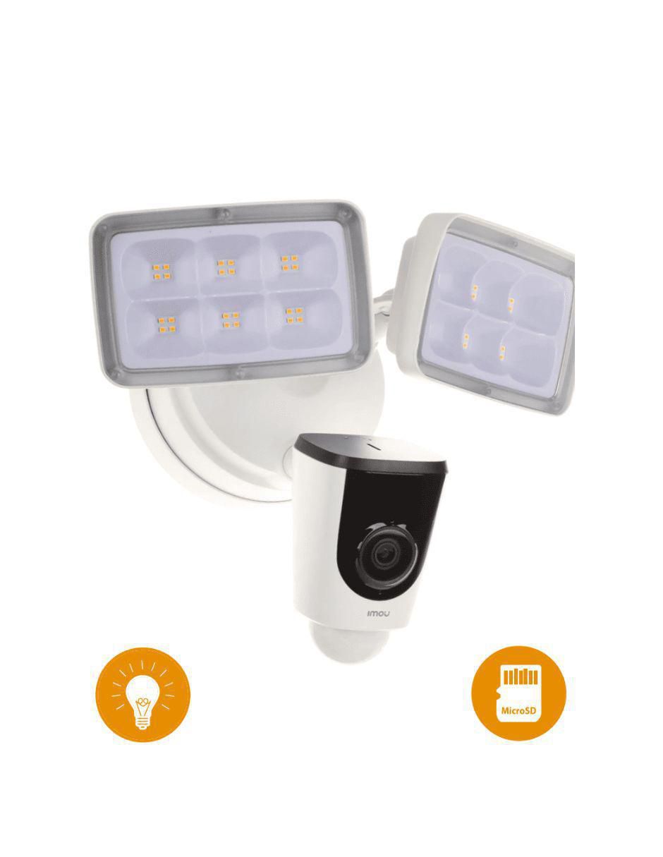 Cámara individual de seguridad inalámbrica HD 110° con visión nocturna con capacidad de grabar para interior y exterior Cámara individual de seguridad inalámbrica HD 110° con visión nocturna con capacidad de grabar para interior y exterior