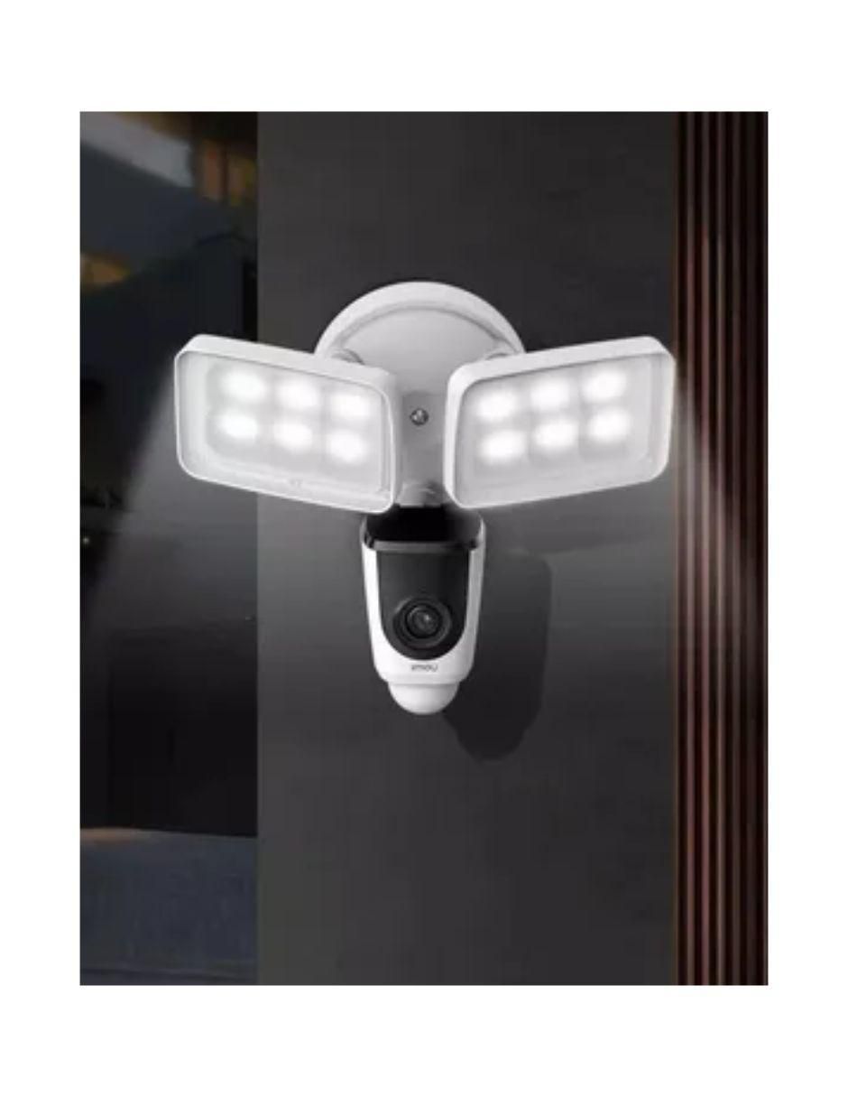 Cámara individual de seguridad inalámbrica HD 110° con visión nocturna  con capacidad de grabar para interior y exterior 4