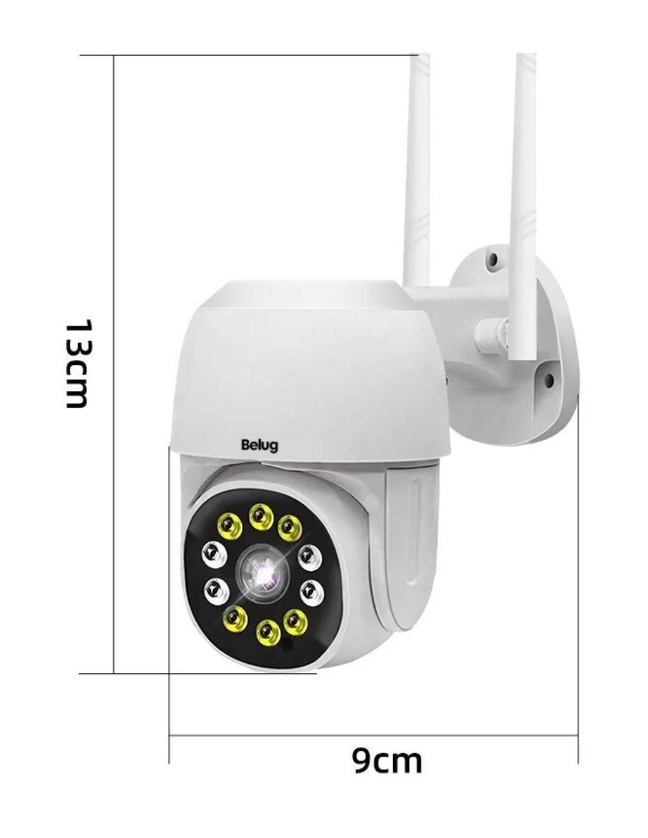 Kit 2 cámaras de seguridad inalámbricas full HD 360° con visión nocturna con capacidad para grabar para interior y exterior 5