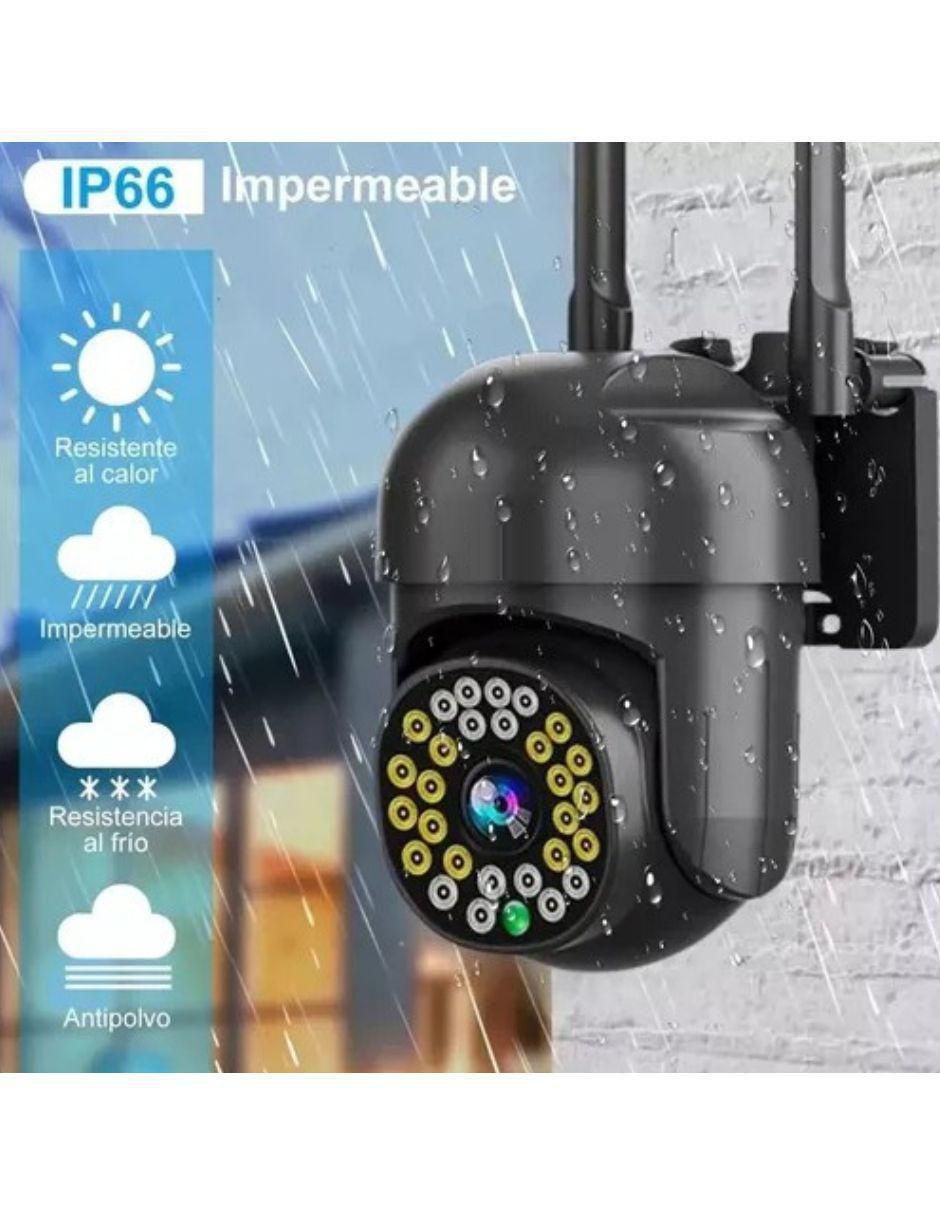 Kit 2 cámaras de seguridad inalámbrica Full HD 360° con capacidad de grabar para exterior 4