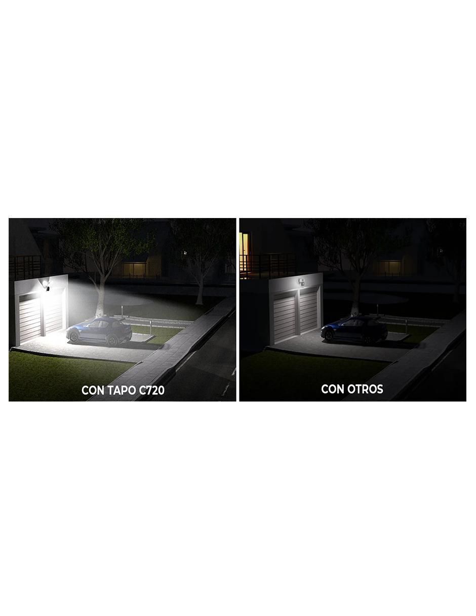 Cámara individual de seguridad alámbrica QHD 160° diagonal, 140° horizontal, 80° vertical con visión nocturna y con capacidad de grabar para exterior 4
