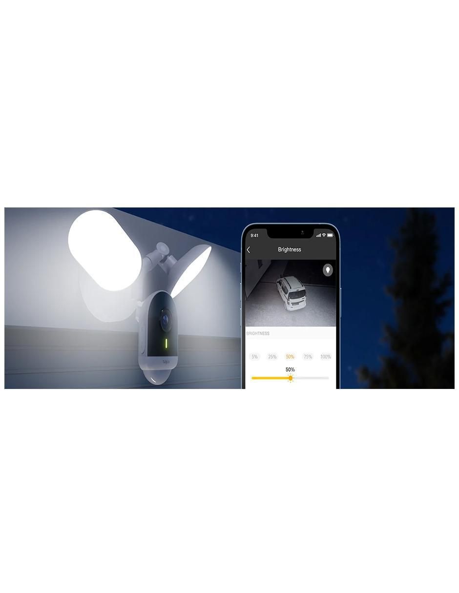 Cámara individual de seguridad alámbrica QHD 160° diagonal, 140° horizontal, 80° vertical con visión nocturna y con capacidad de grabar para exterior 5