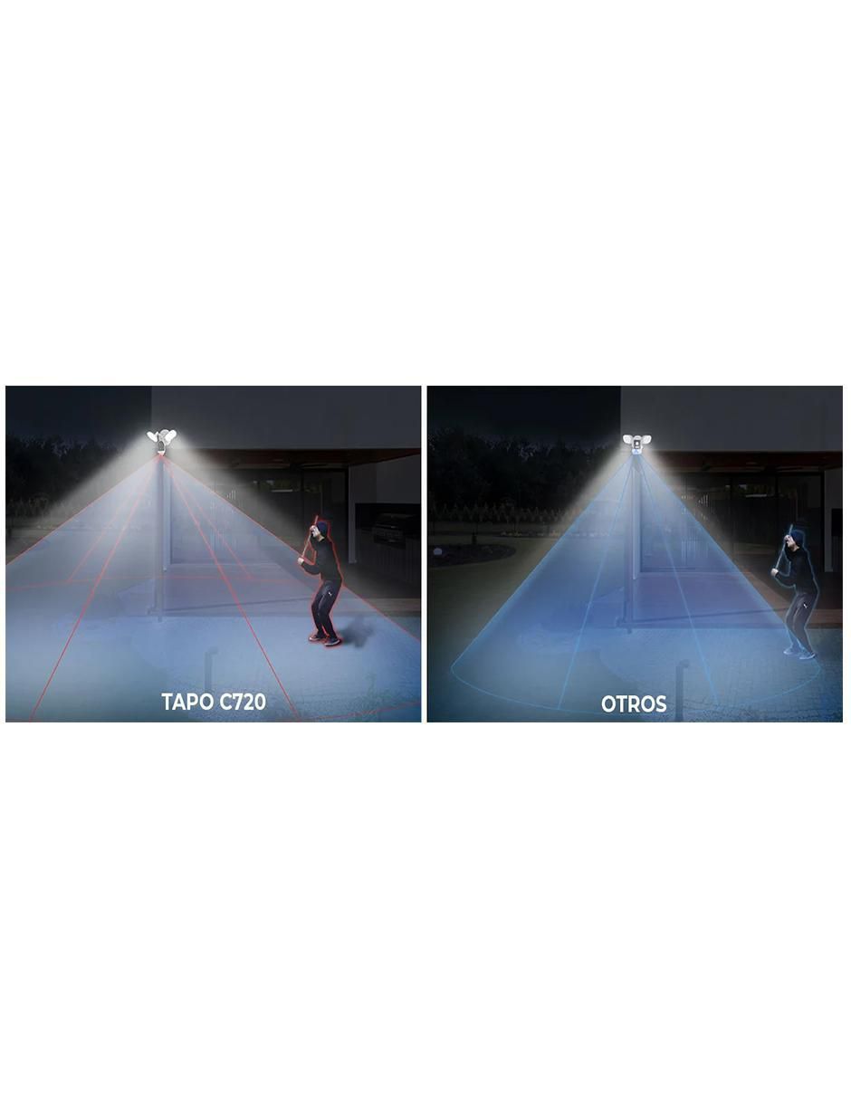 Cámara individual de seguridad alámbrica QHD 160° diagonal, 140° horizontal, 80° vertical con visión nocturna y con capacidad de grabar para exterior 6