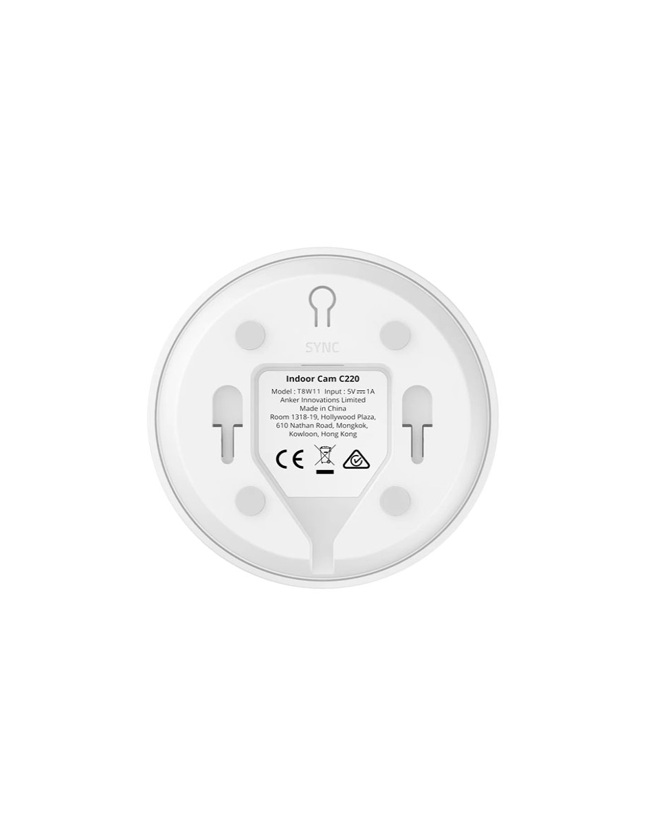 Cámara Wi-Fi de seguridad modelo Eufy C220 inalámbrica Full HD 360 grados con visión nocturna para interior y exterior 2