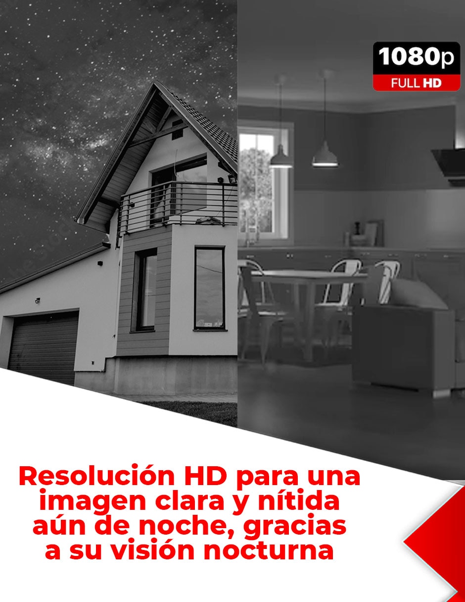 Kit 16 cámaras de seguridad Alámbrica Full HD 70° con capacidad de grabar y visión nocturna para interior y exterior