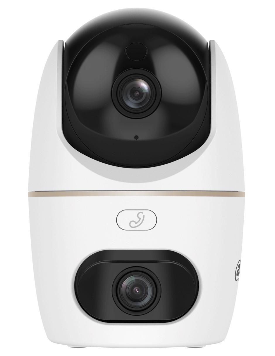 Cámara wi-fi de seguridad Hero Dual (6mp) inalámbrico 2K 180° con capacidad de grabar visionnocturna para interior
