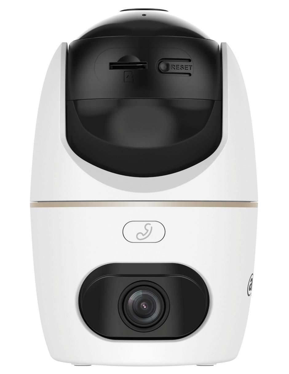 Cámara wi-fi de seguridad modelo Hero Dual (10mp) inalámbrico 3K 350° con capacidad de grabar visionnocturna para interior 3
