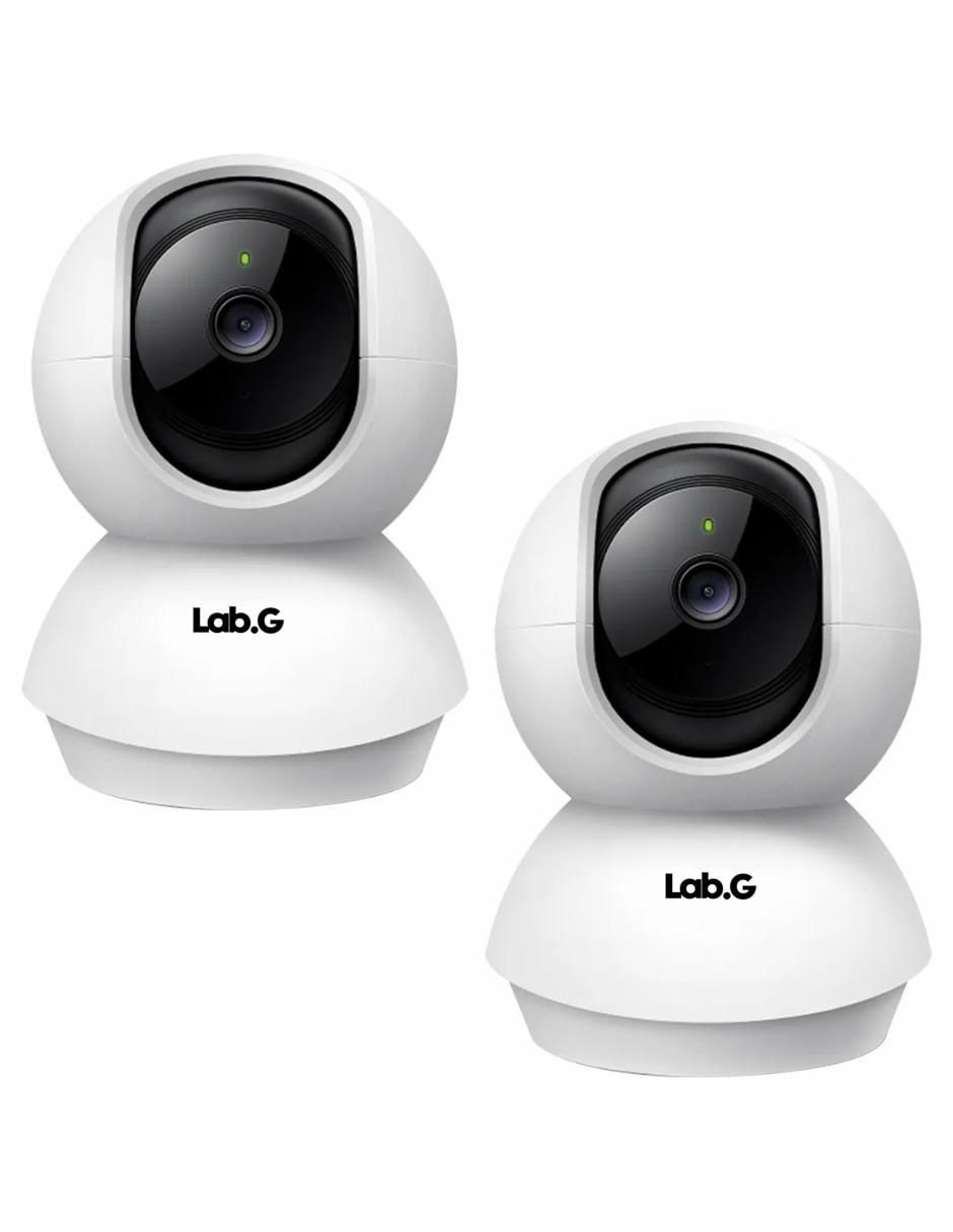 Kit 2 cámaras de seguridad alámbrica Full HD 30° a 90° con capacidad de grabar Visión Nocturna para interior y exterior
