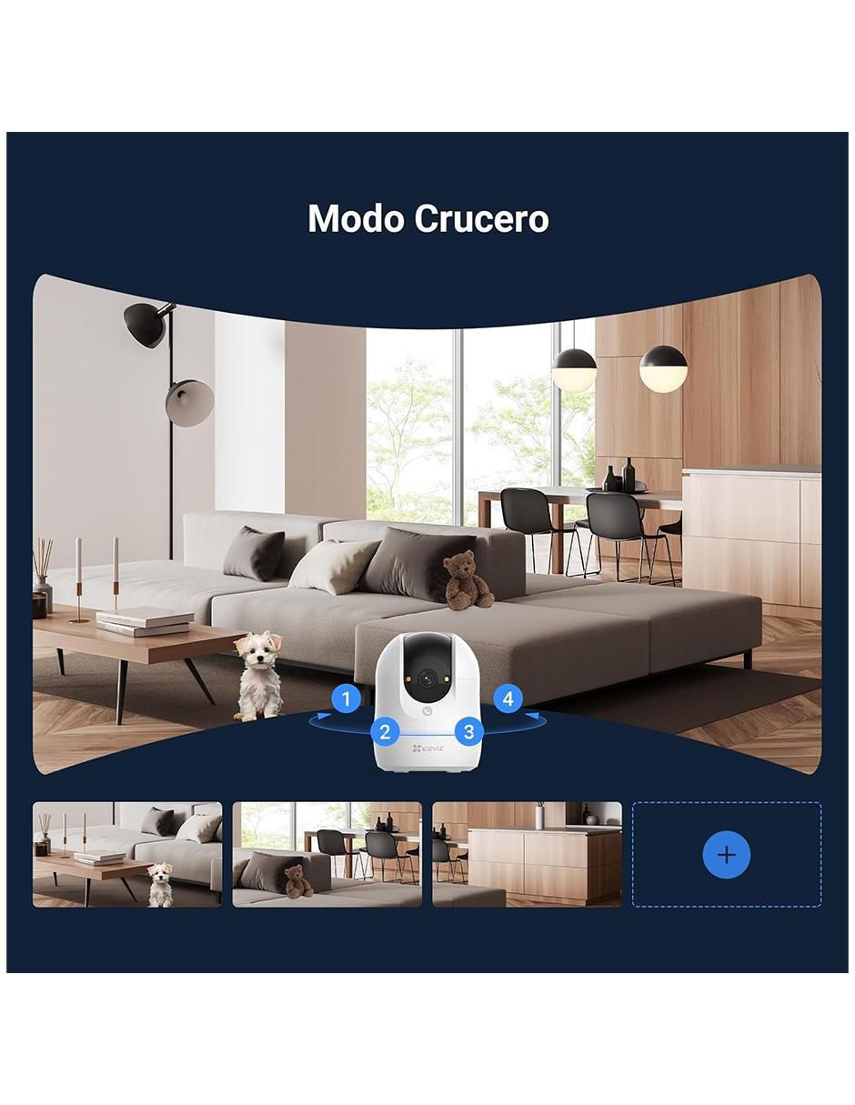 Cámara individual de seguridad modelo C6N G1 4K inalámbrica 4K UHD 110° con capacidad de grabar para interior 5