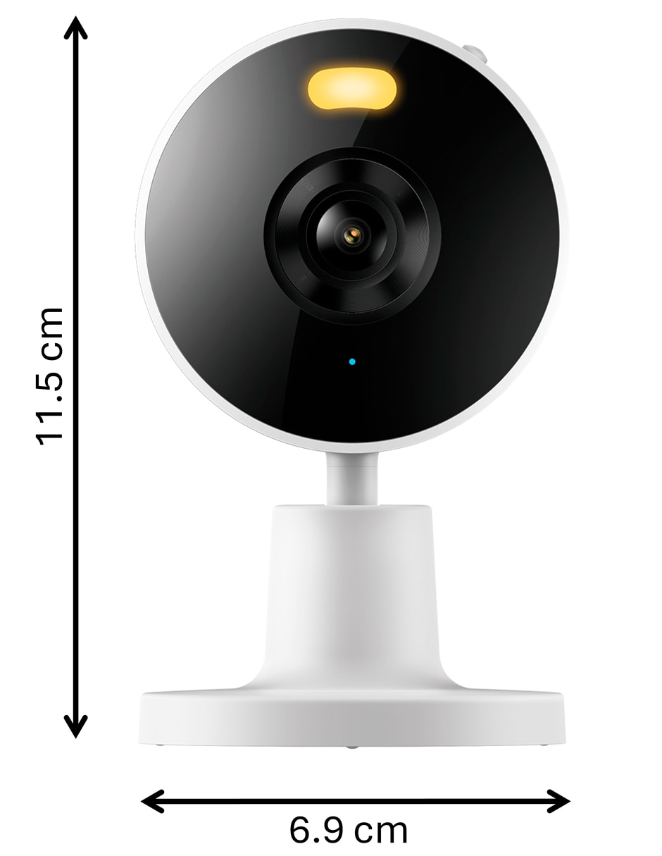 Cámara individual de seguridad modelo Smart Camera C100 inalámbrica 2k 120° con capacidad de grabar con visión nocturna para interior 6