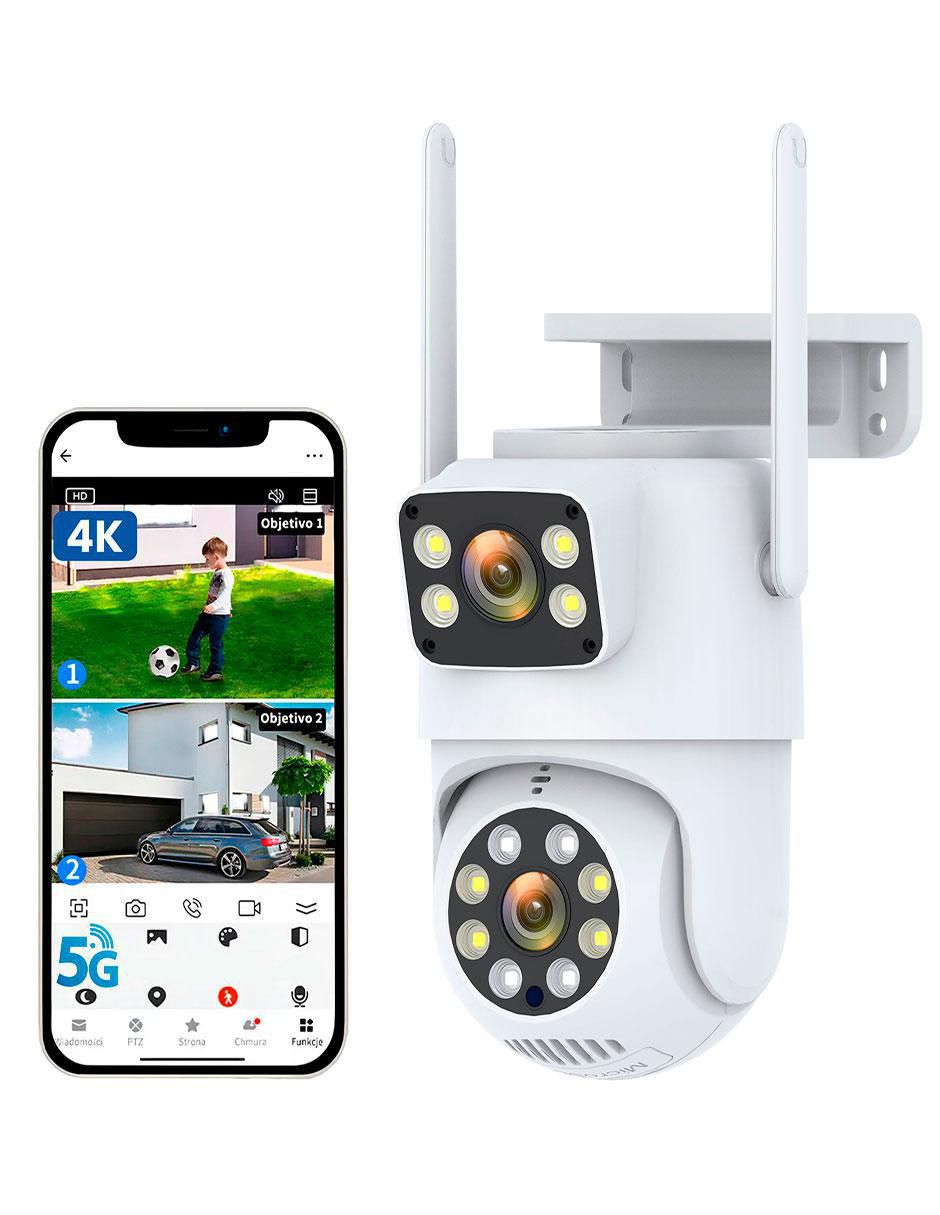 Cámara individual de seguridad modelo VS-W43 inalámbrica 4K/UHD 90° ​con capacidad de grabar y visión nocturna para interior y exterior